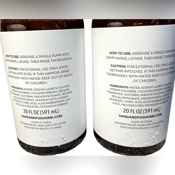 Sand & Fog NWT Qty of 2 French Lavender 20 oz Liquid Hand Soap - Picture 2 of 5